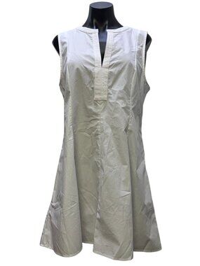 NWT Banana Republic White A-Line Dress Size 10